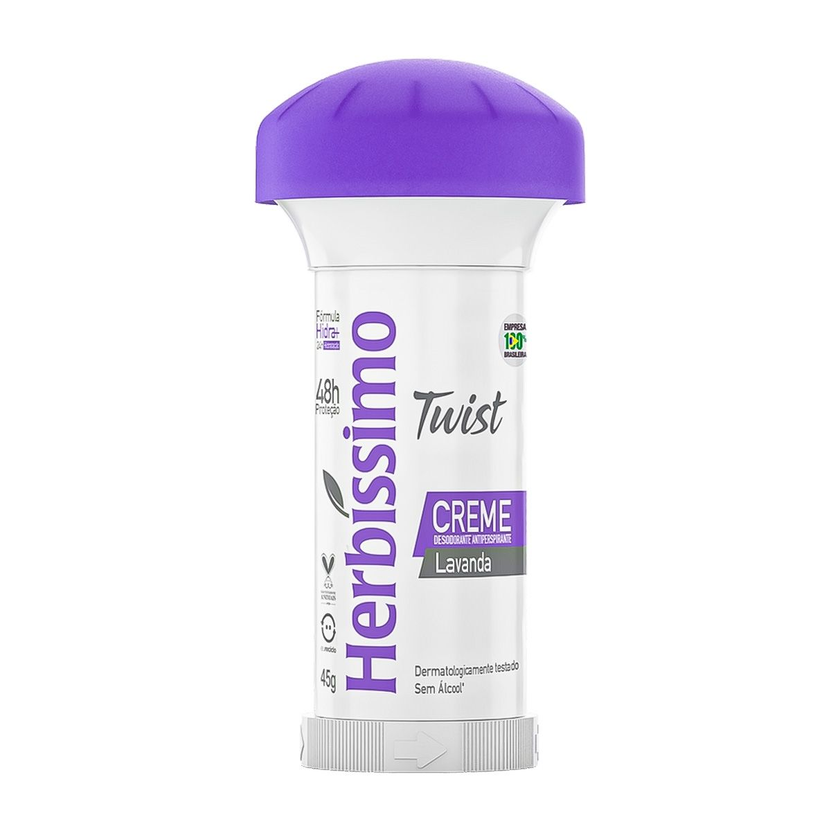 DESODORANTE CREME STICK HERBISSIMO 45G LAVANDA