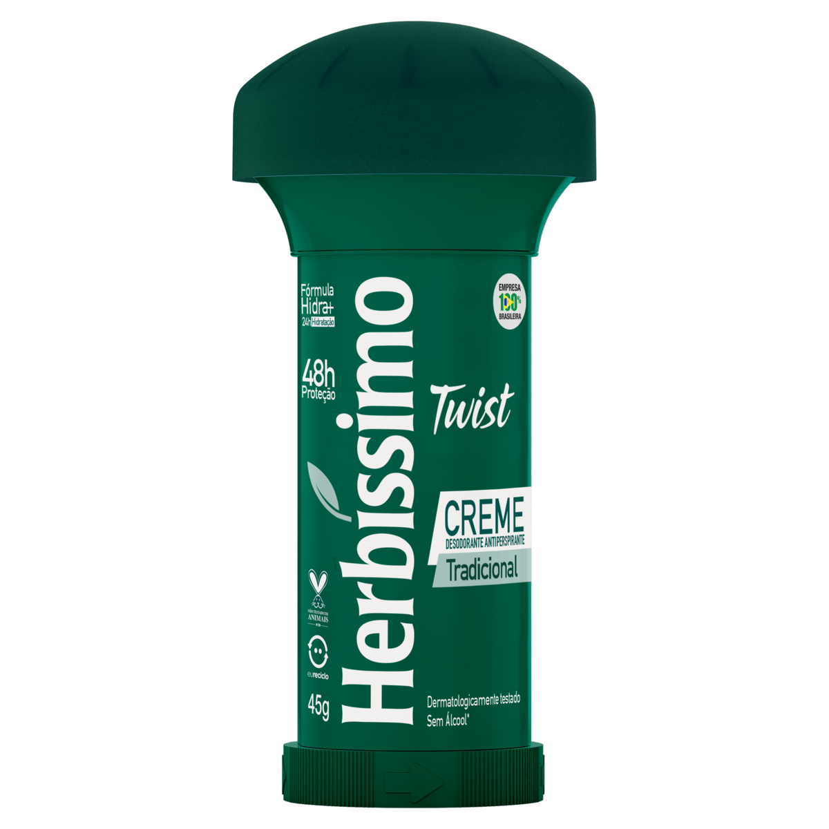 DESODORANTE CREME STICK HERBISSIMO 45G TRADICIONAL