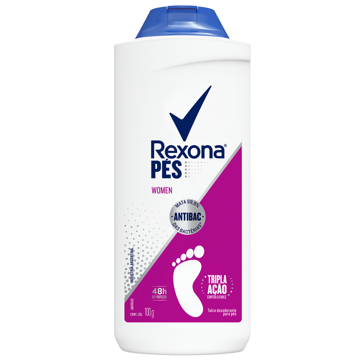 TALCO REXONA PARA OS PES 100G DELICATE