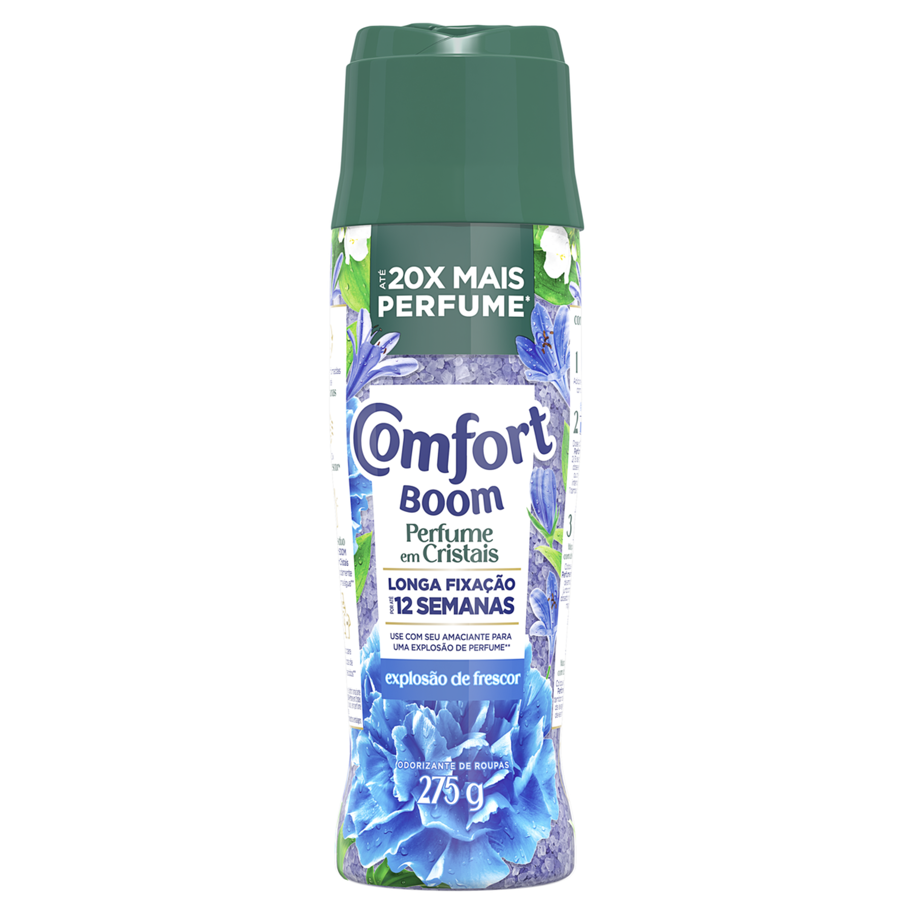 PERFUME COMFORT CRISTAIS 275G EXPLOSAO DE FRESCOR