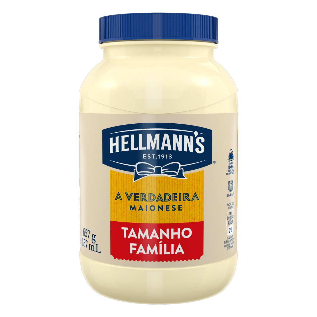 MAIONESE HELLMANNS POTE 657G