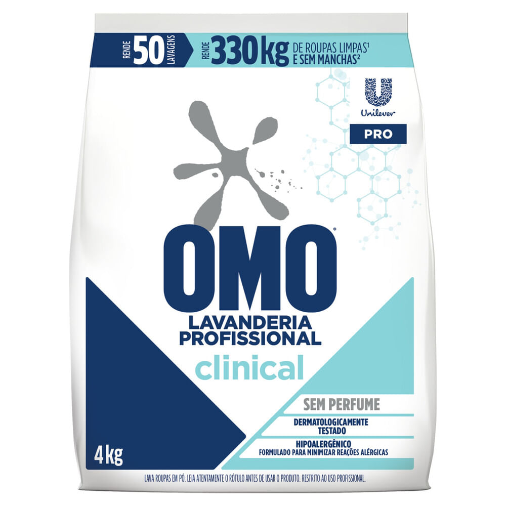 DETERGENTE PO OMO CLINICAL 4KG BAG