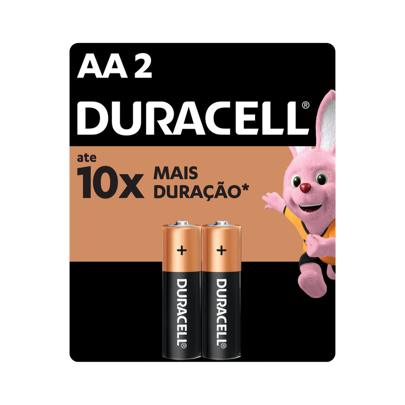 PILHA DURACELL ALCALINA AA CT-2 EXP 