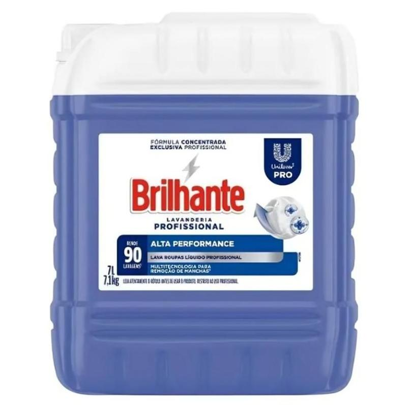 DETERGENTE LIQUIDO BRILHANTE 7L ALTA PERFORMANCE