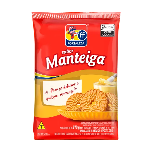 BISCOITO FORTALEZA AMANTEIGADO 270G