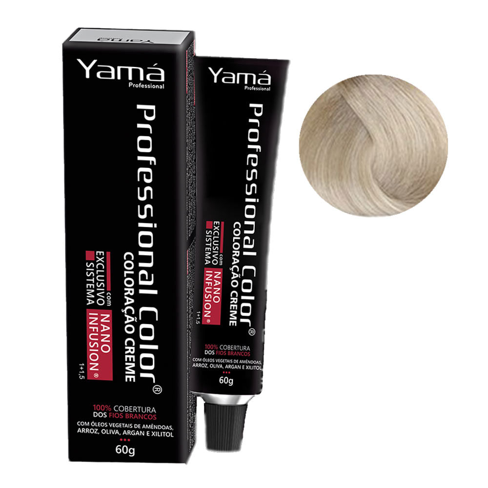 COLORACAO YAMA NANO INFUSION 10.13 LOURO CLARISSIMO ACINZENTADO DOURADO
