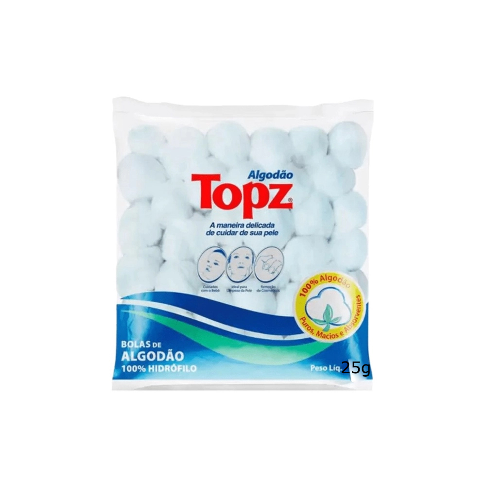 ALGODAO TOPZ BOLA 25G