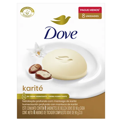 SABONETE DOVE 90G COM 8UN LEVE + PAGUE - KARITE