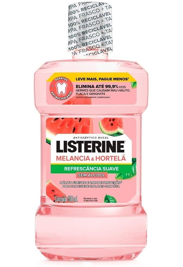 ENXAGUANTE BUCAL LISTERINE 1L. MELANCIA E HORTELA