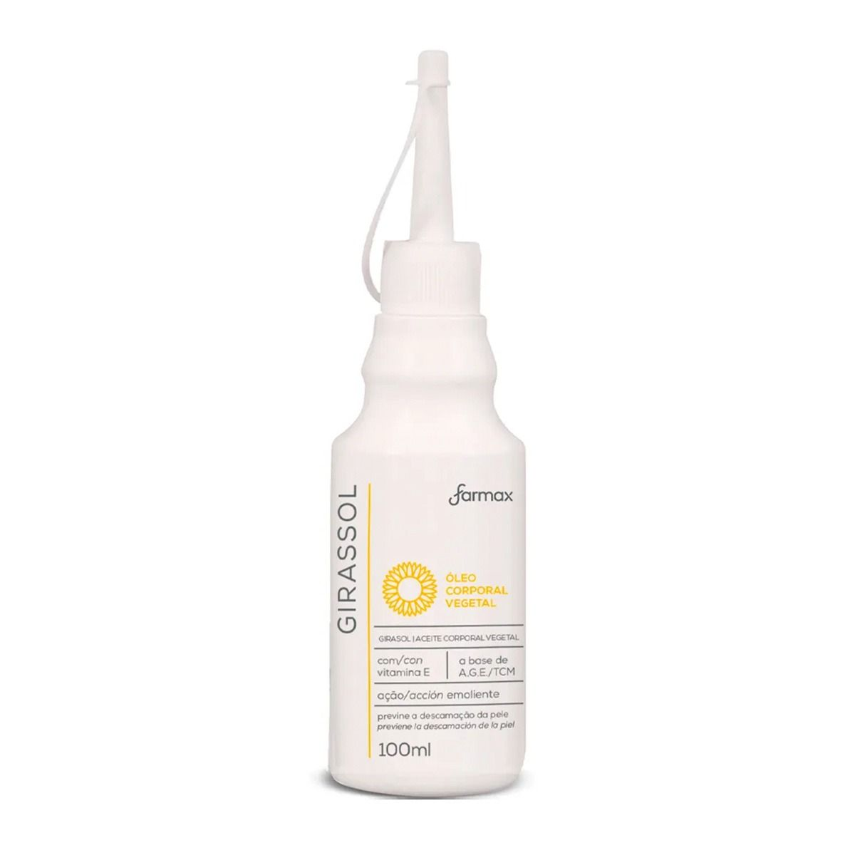 OLEO CORPORAL FARMAX GIRASSOL 100ML COM ALMOTOLIA