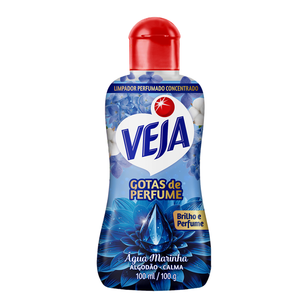 LIMPADOR VEJA CONCENTRADO 100ML AGUA MARINHA