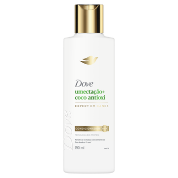 CONDICIONADOR DOVE 190ML UMECTACAO + COCO ANTIOXI