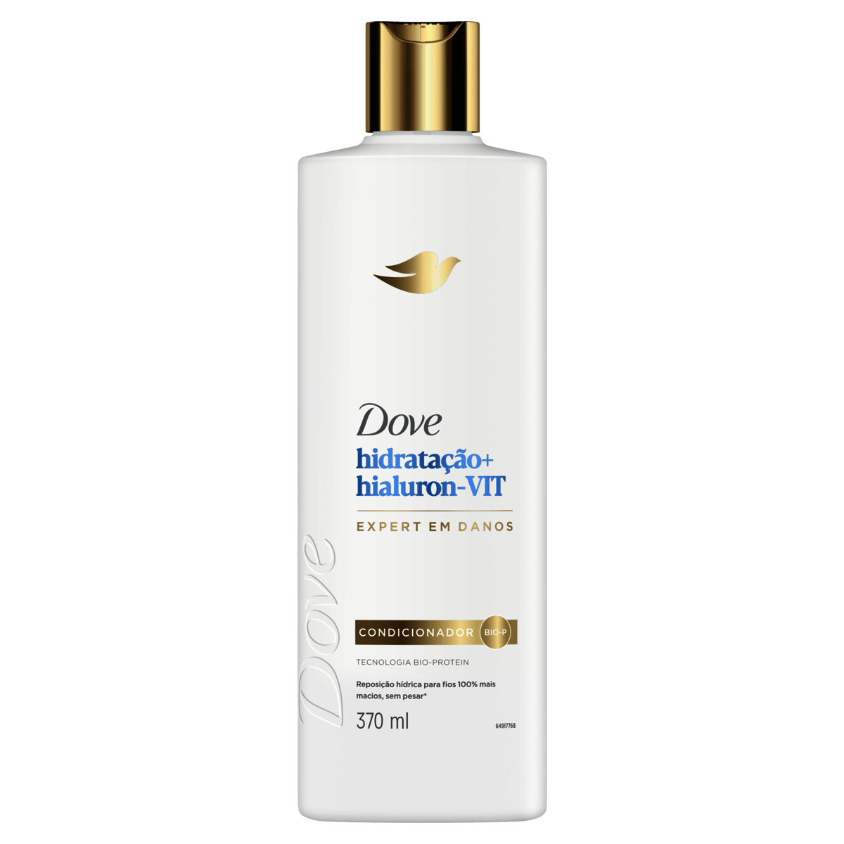 CONDICIONADOR DOVE 370ML HIDRATACAO + HIALURON VIT