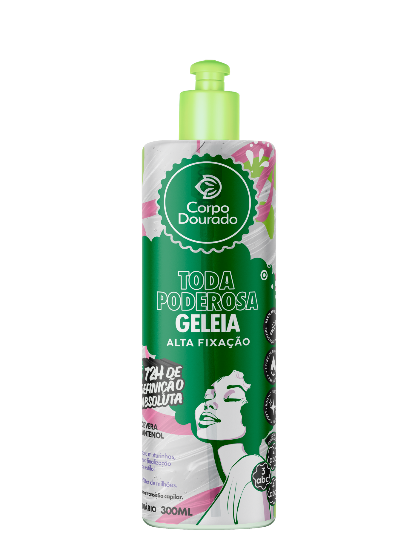 GELEIA CORPO DOURADO 300G TODA PODEROSA