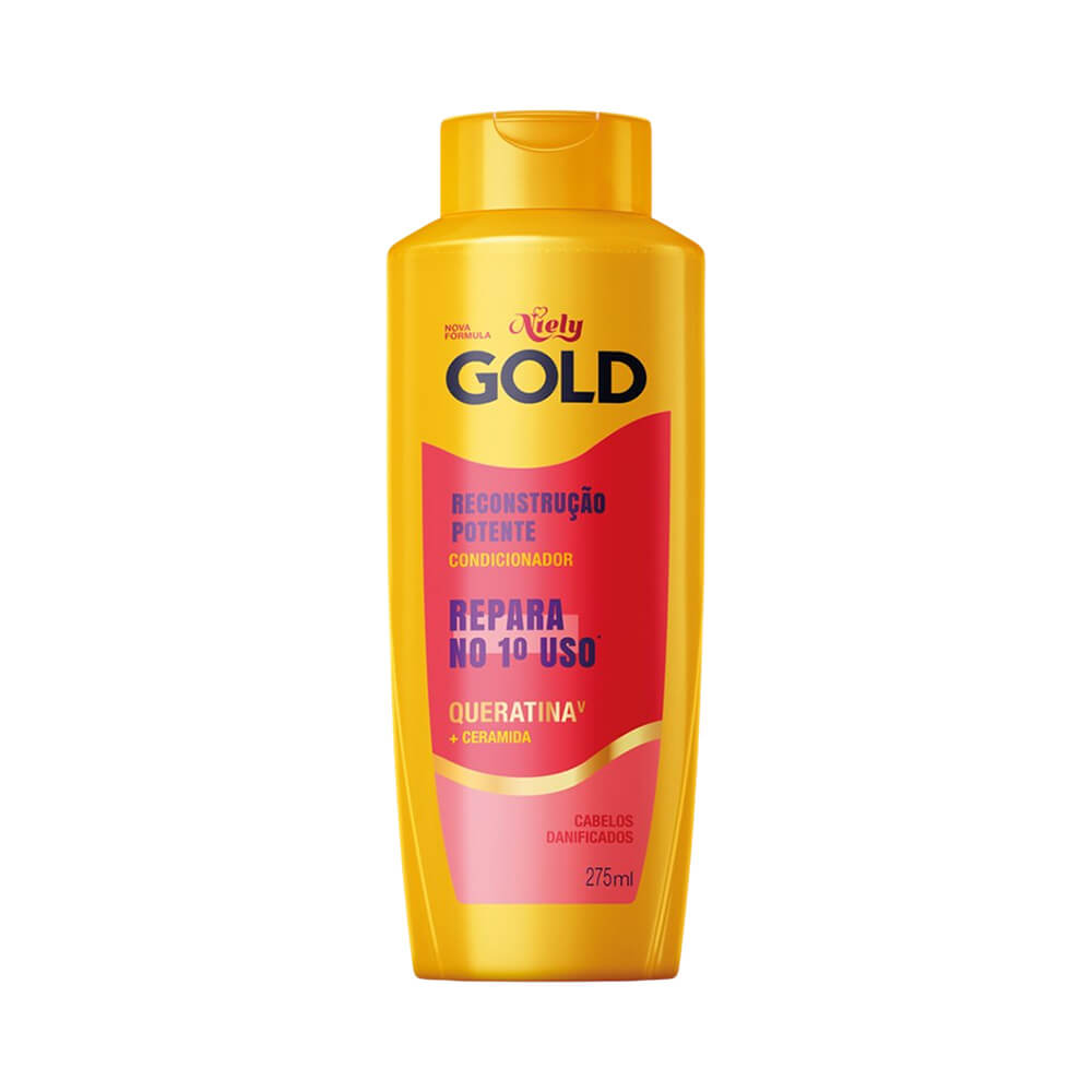 CONDICIONADOR NIELY GOLD 275ML. RECONSTRUCAO POTENTE