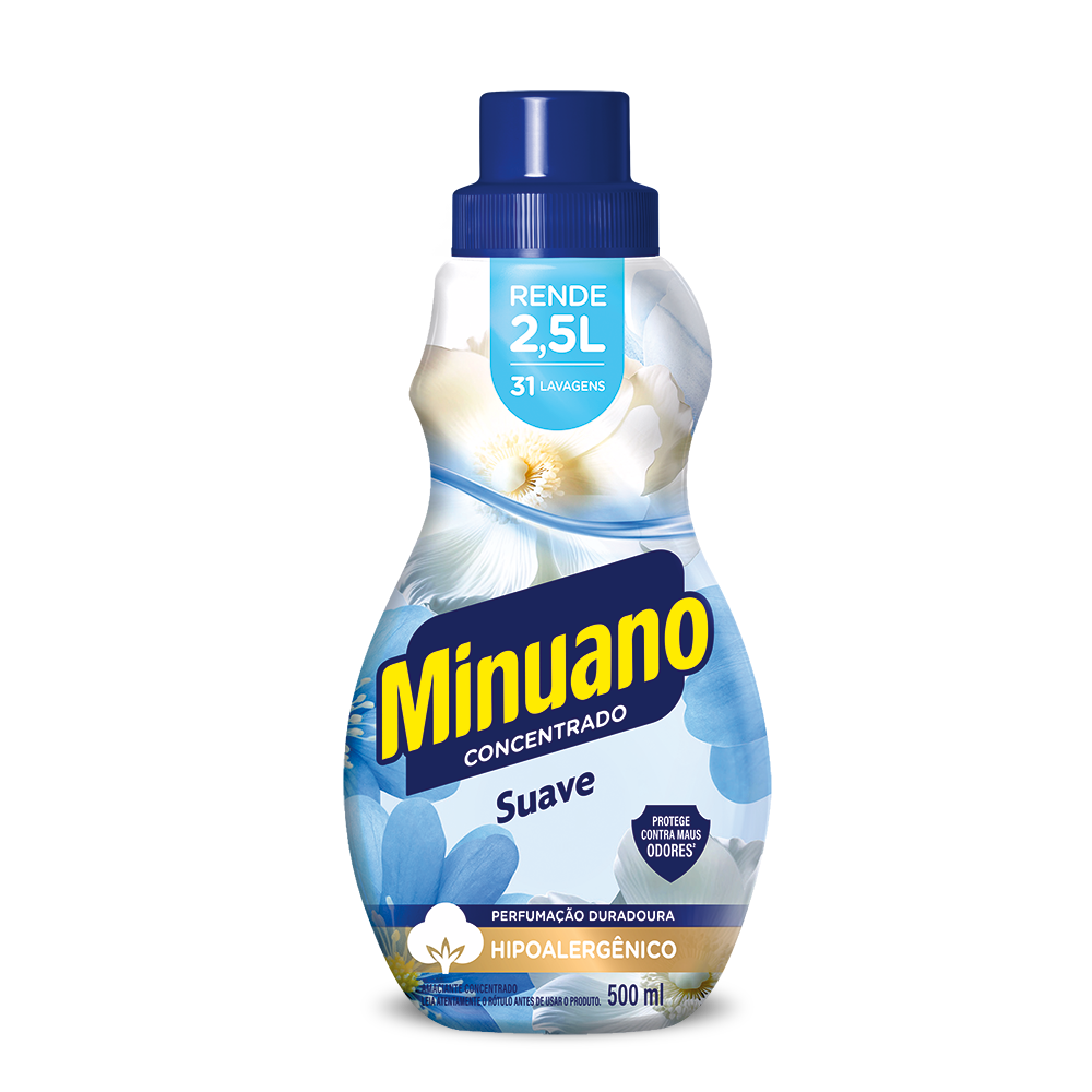 AMACIANTE MINUANO CONCENTRADO 500ML SUAVE - BRANCO