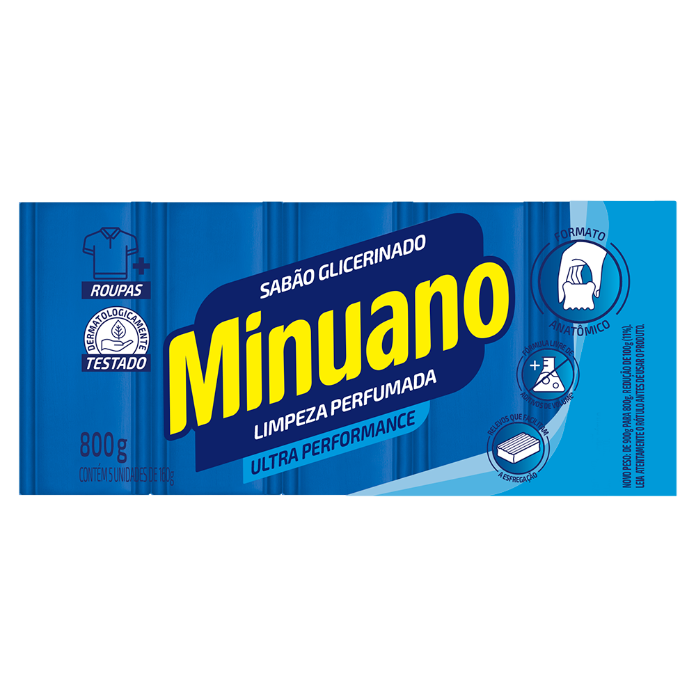 SABAO BARRA MINUANO 5X160G. AZUL
