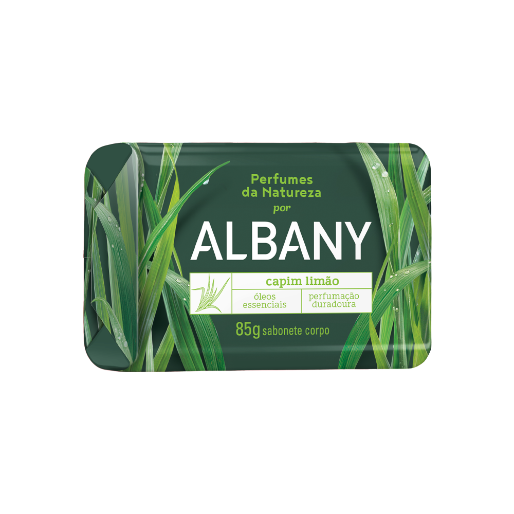SABONETE ALBANY PERFUMES 85G CAPIM LIMAO