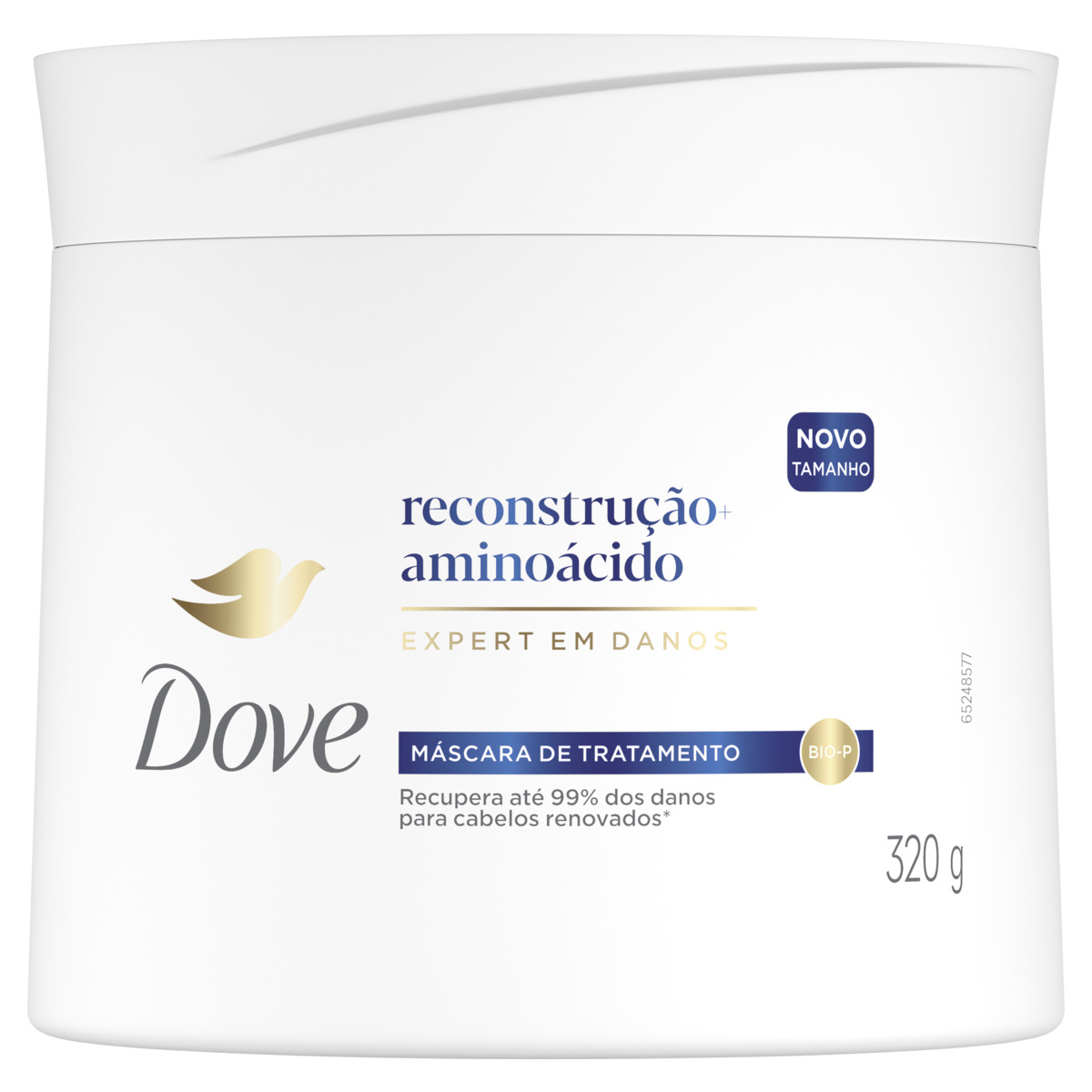 MASCARA DE TRATAMENTO DOVE 320G RECONSTRUCAO+AMINOACIDO