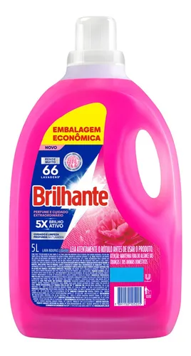 DETEGENTE LIQUIDO BRILHANTE 5L PERFUME EXTRAORDINARIO