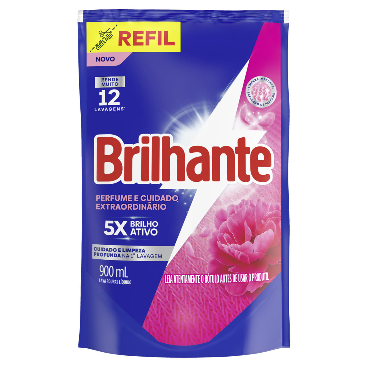 DETERGENTE LIQUIDO BRILHANTE 900ML PERFUME EXTRAORDINARIO