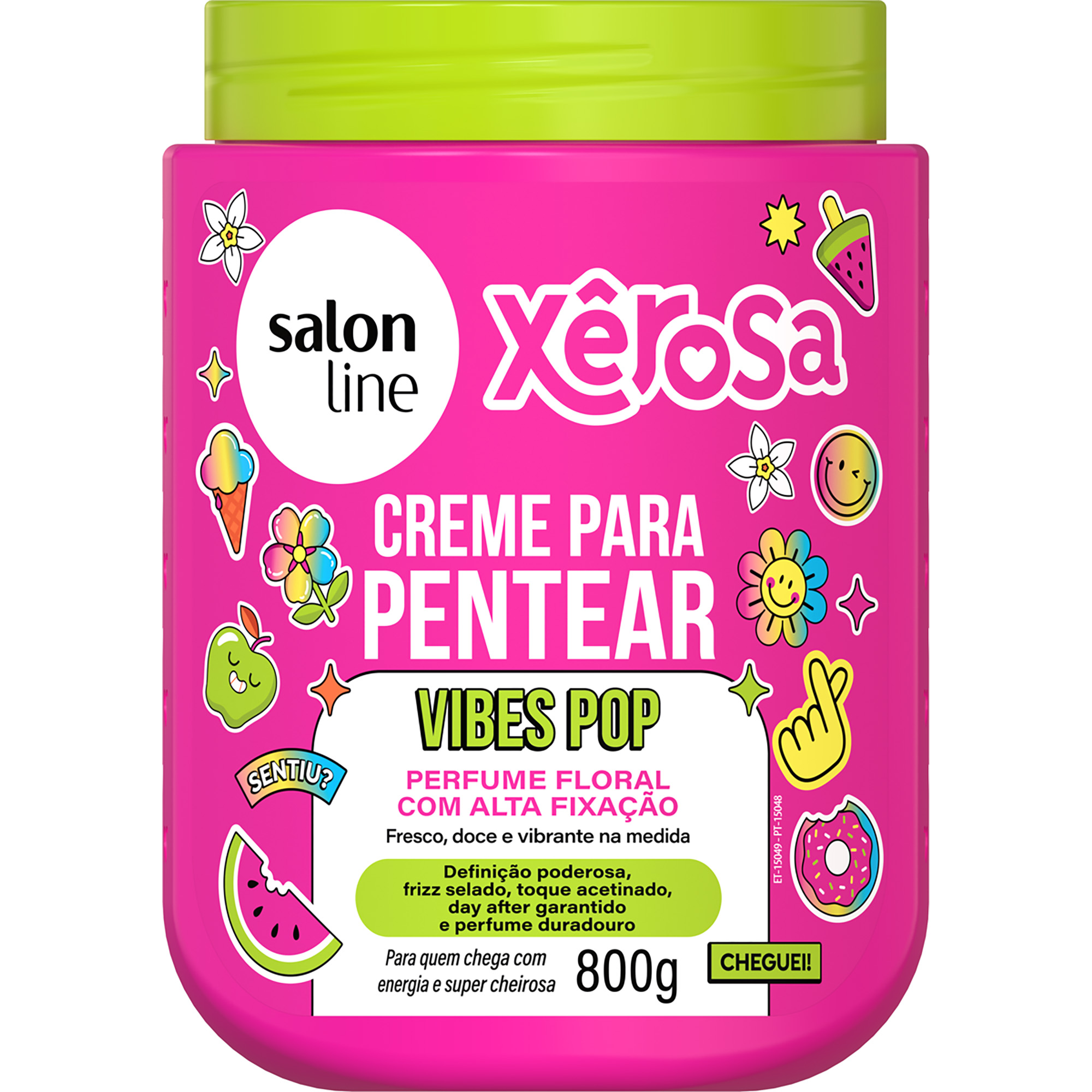 CREME DE PENTEAR SALON LINE XEROSA 800G VIBES POP