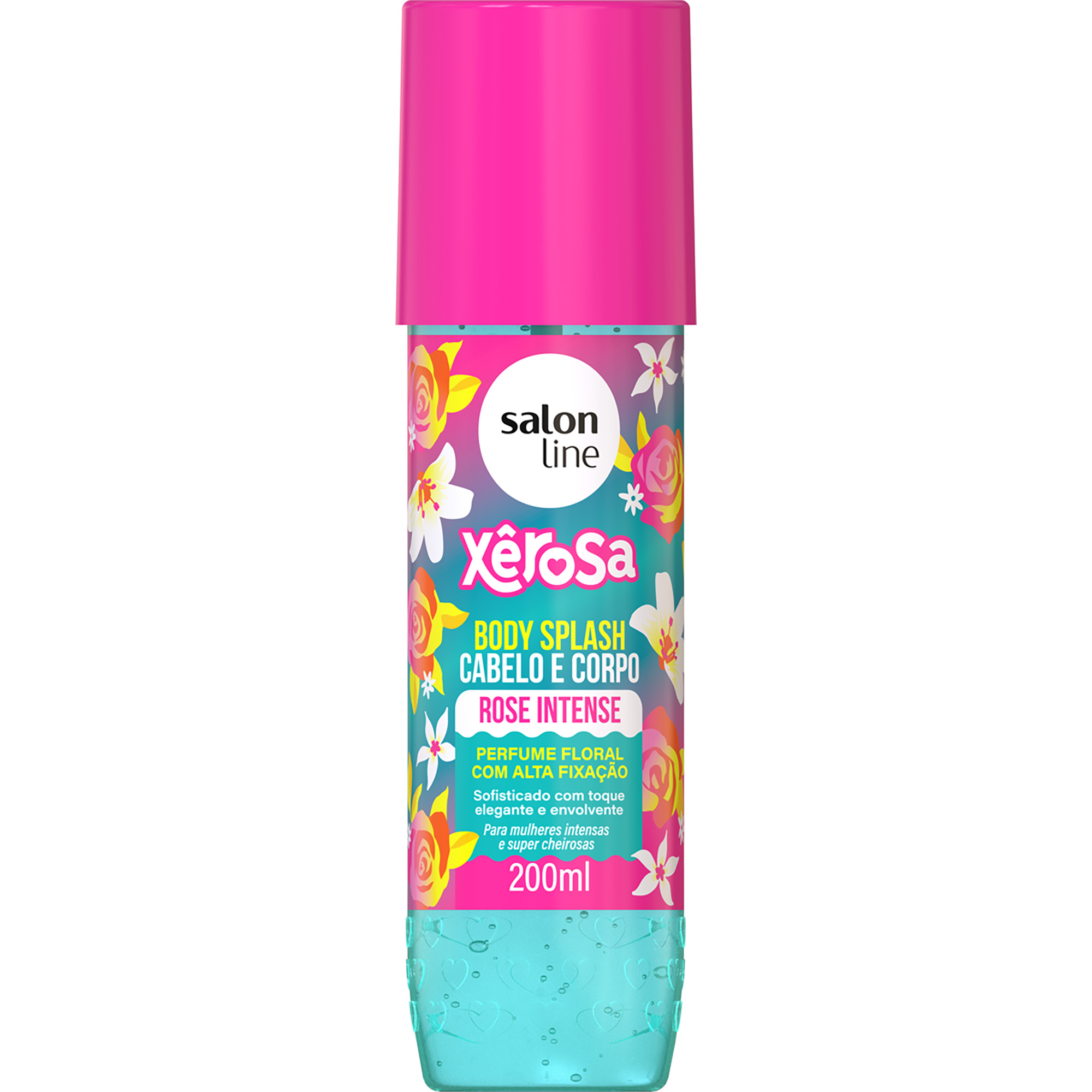 BODY SPLASH SALON LINE XEROSA 200ML ROSE INTENSE