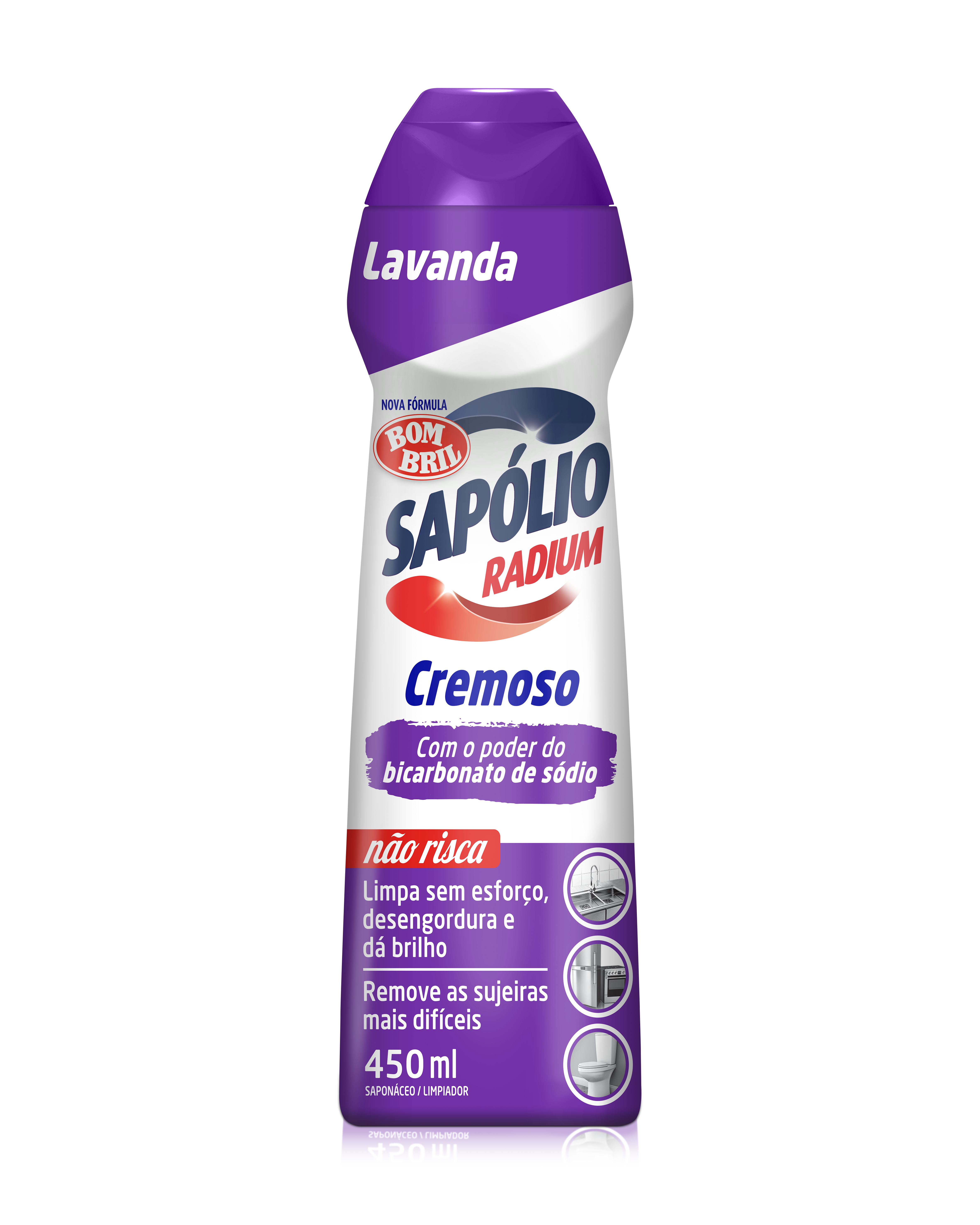 SAPOLIO RADIUM CREMOSO 450ML LAVANDA