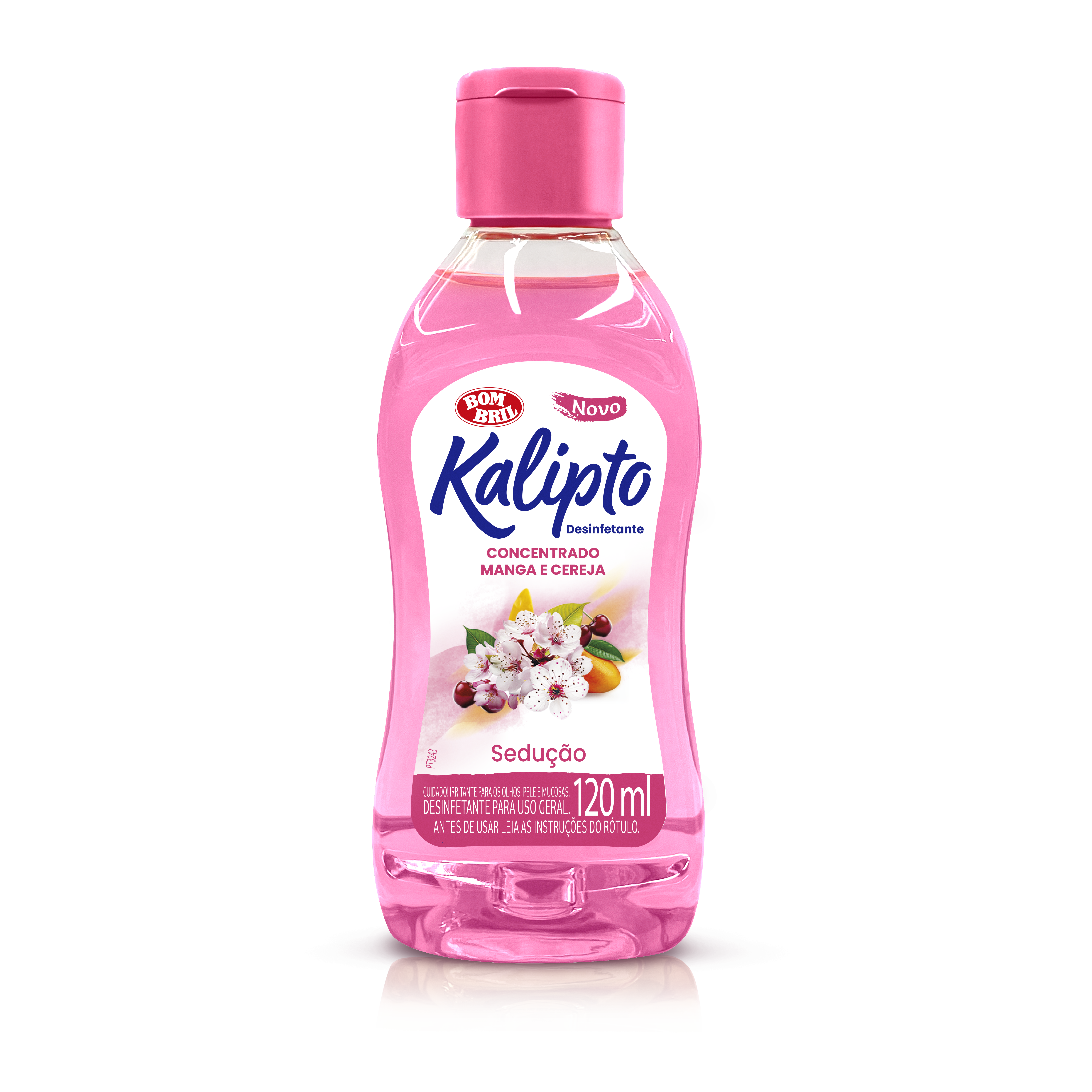 OLEO CONCENTRADO BOMBRIL KALIPTO 120ML MANGA E CEREJA