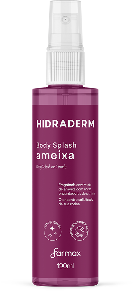 BODY SPLASH HIDRADERM 190ML AMEIXA