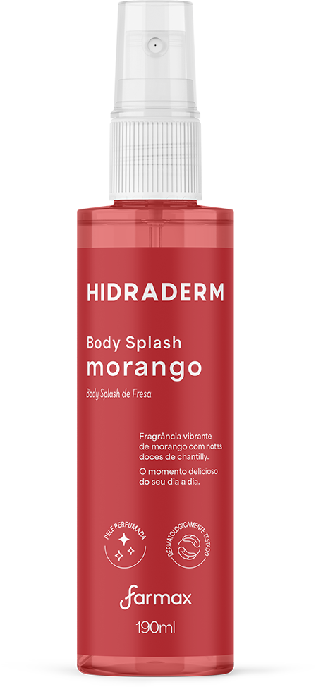 BODY SPLASH HIDRADERM 190ML MORANGO