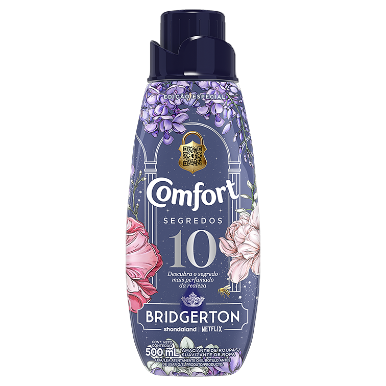 AMACIANTE COMFORT CONCENTRADO 500ML SEGREDOS 10 BRIDGERTON