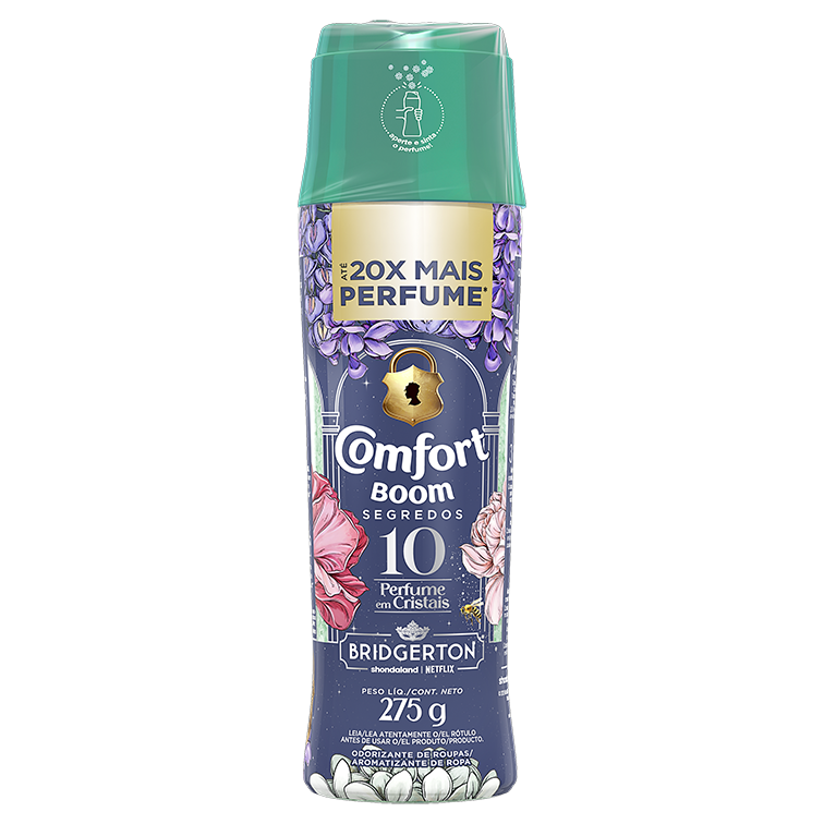 PERFUME COMFORT CRISTAIS 275G SEGREDO 10 BRIDGERTON