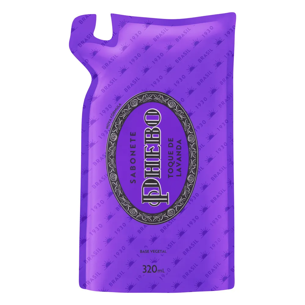 SABONETE LIQUIDO PHEBO REFIL 320ML TOQUE DE LEVANDA