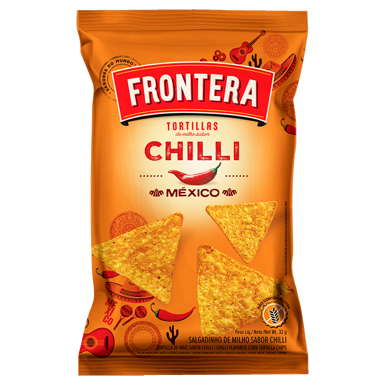 TORTILHA DE MILHO FRONTERA 32G CHILLI