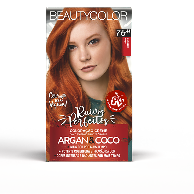 COLORACAO BEAUTYCOLOR KIT RUIVO 76.44 ABSOLUTO