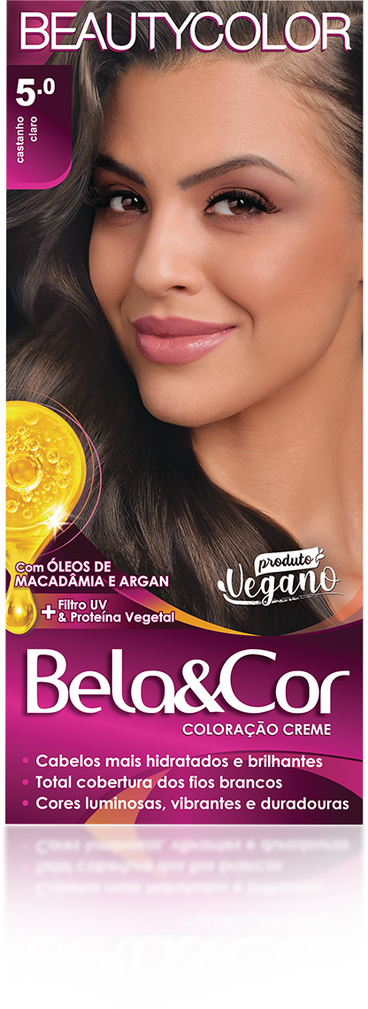 COLORACAO BELA&COR MINI KIT 5.0 CASTANHO CLARO