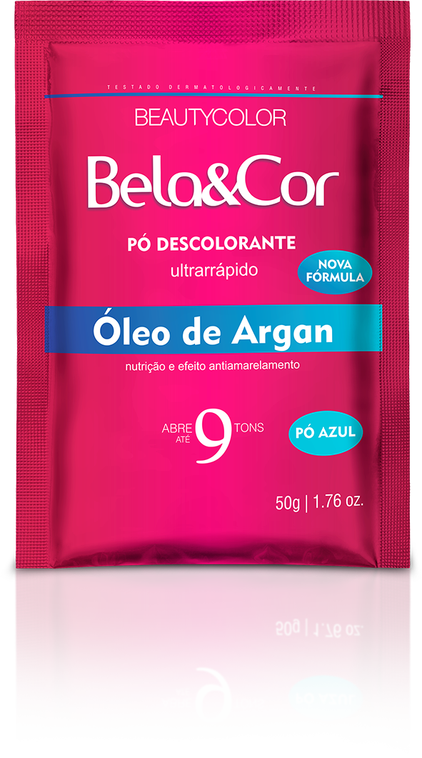 DESCOLORANTE PO BELA&COR 50G OLEO DE ARGAN