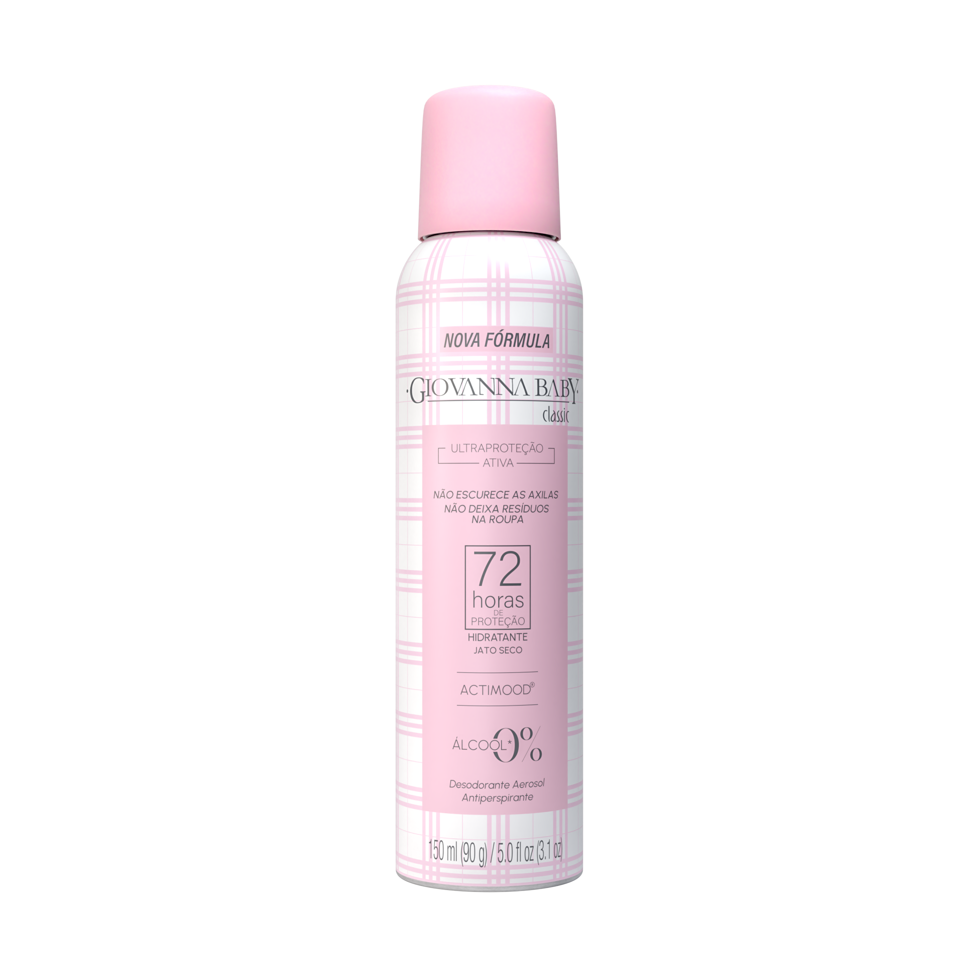 DESODORANTE AEROSSOL GIOVANNA BABY 72H 150ML CLASSIC