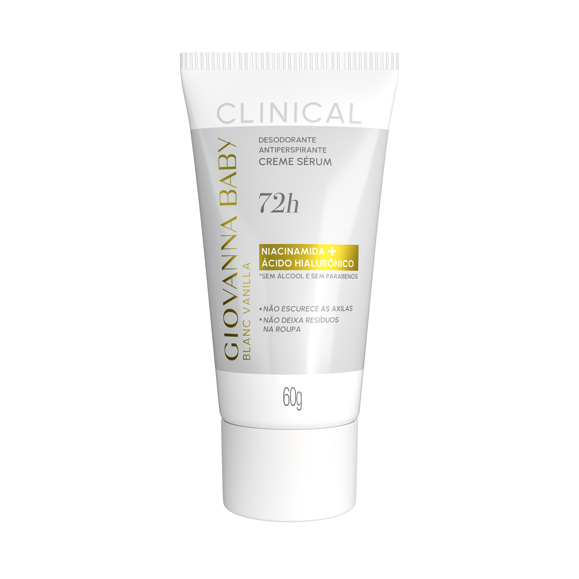 DESODORANTE CREME GIOVANNA BABY BISNAGA 60G BLANC VANILA