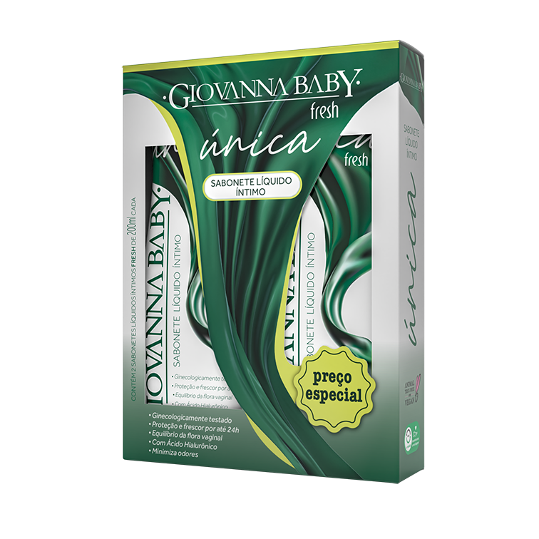 SABONETE LIQUIDO INTIMO UNICA GIOVANNA BABY COM 2 UN 200ML