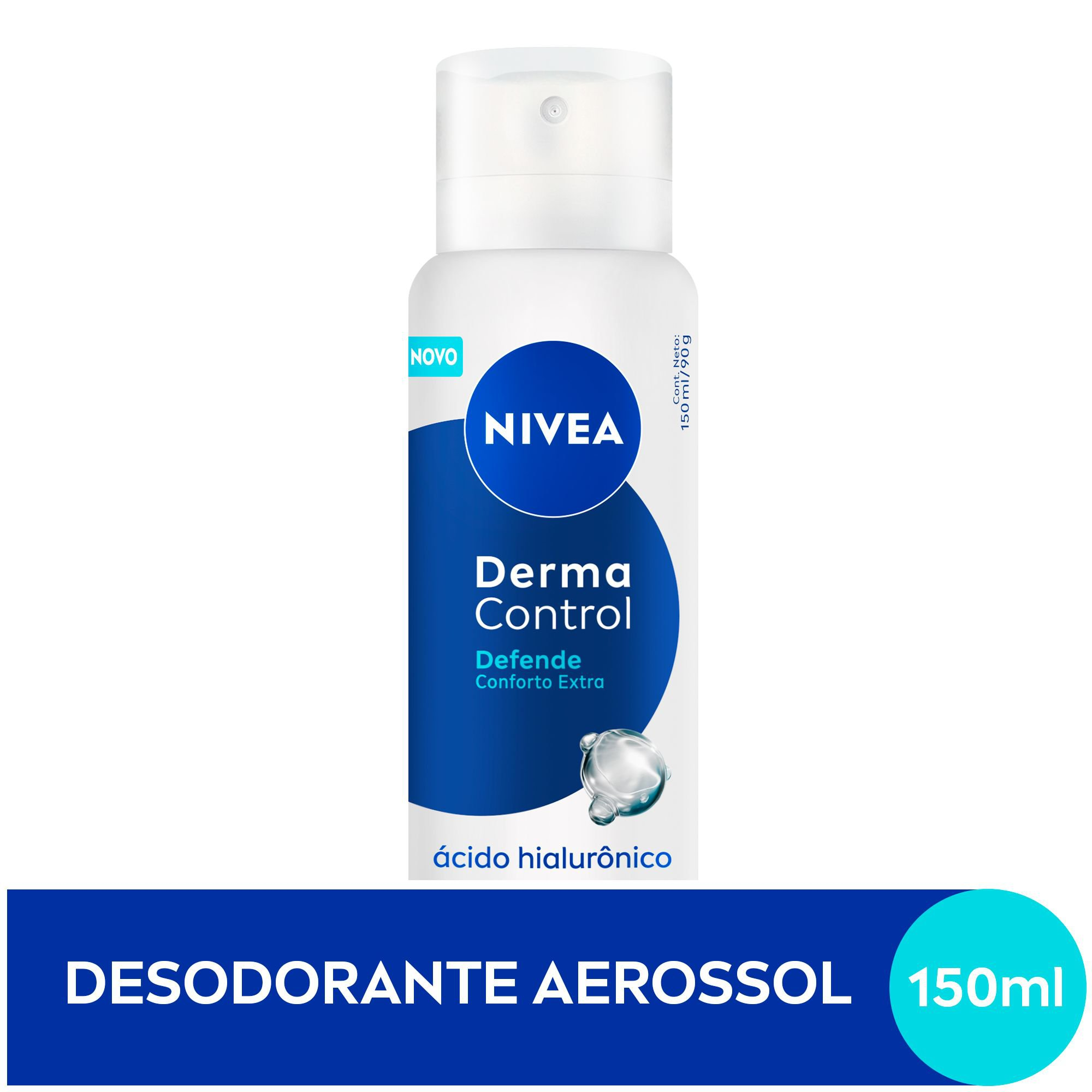 DESODORANTE AEROSSOL NIVEA DERMA CONTROL 72H 150ML DEFENDE