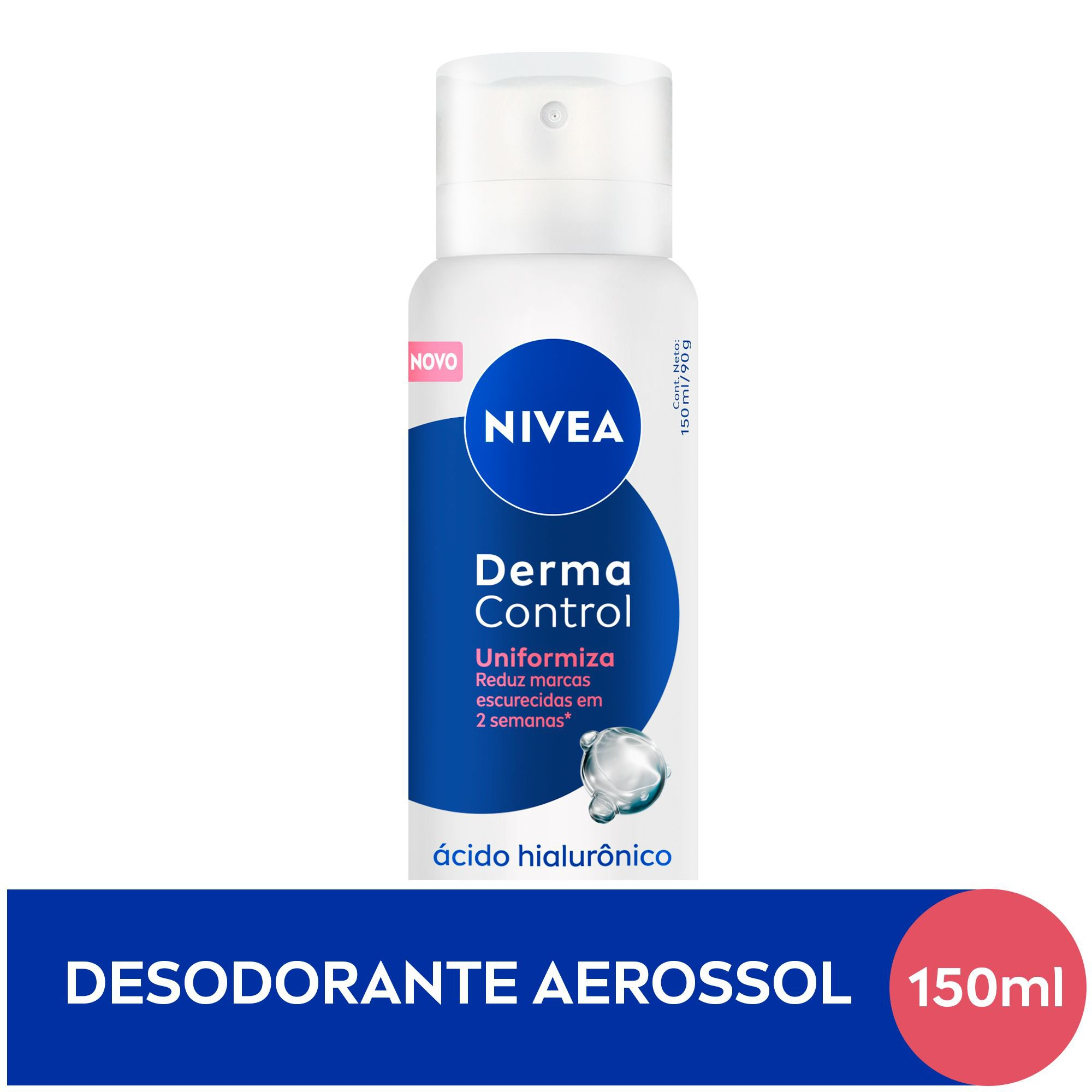 DESODORANTE AEROSSOL NIVEA DERMA CONTROL 72H 150ML UNIFORMIZA