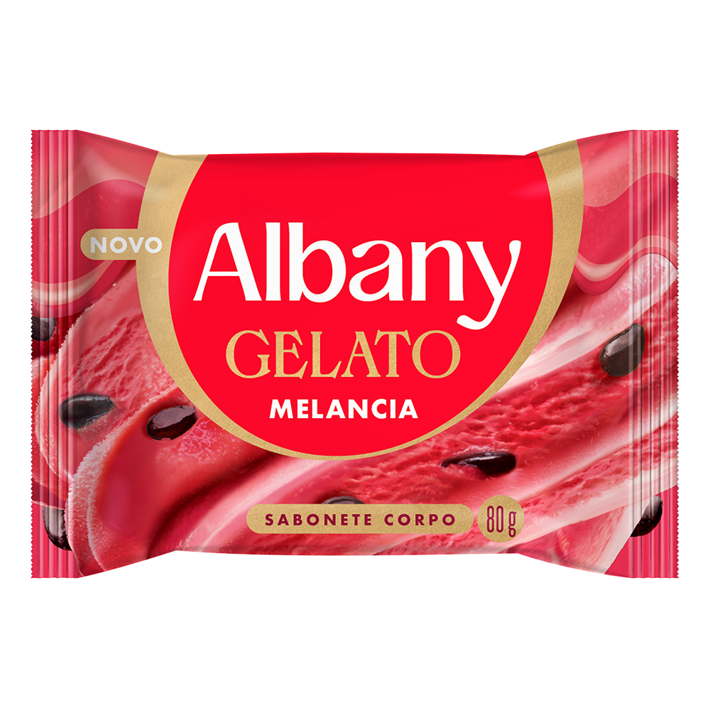 SABONETE ALBANY GELATO 80G MELANCIA