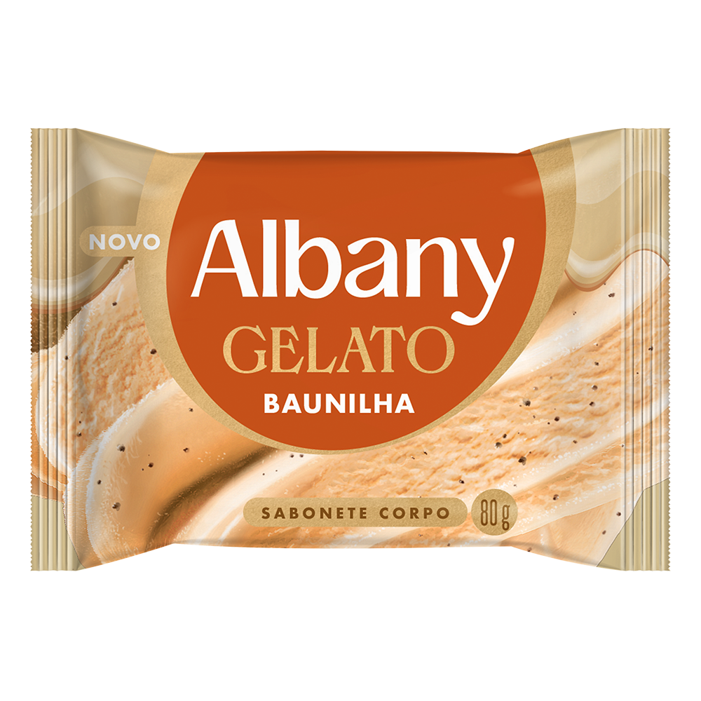 SABONETE ALBANY GELATO BAUNILHA
