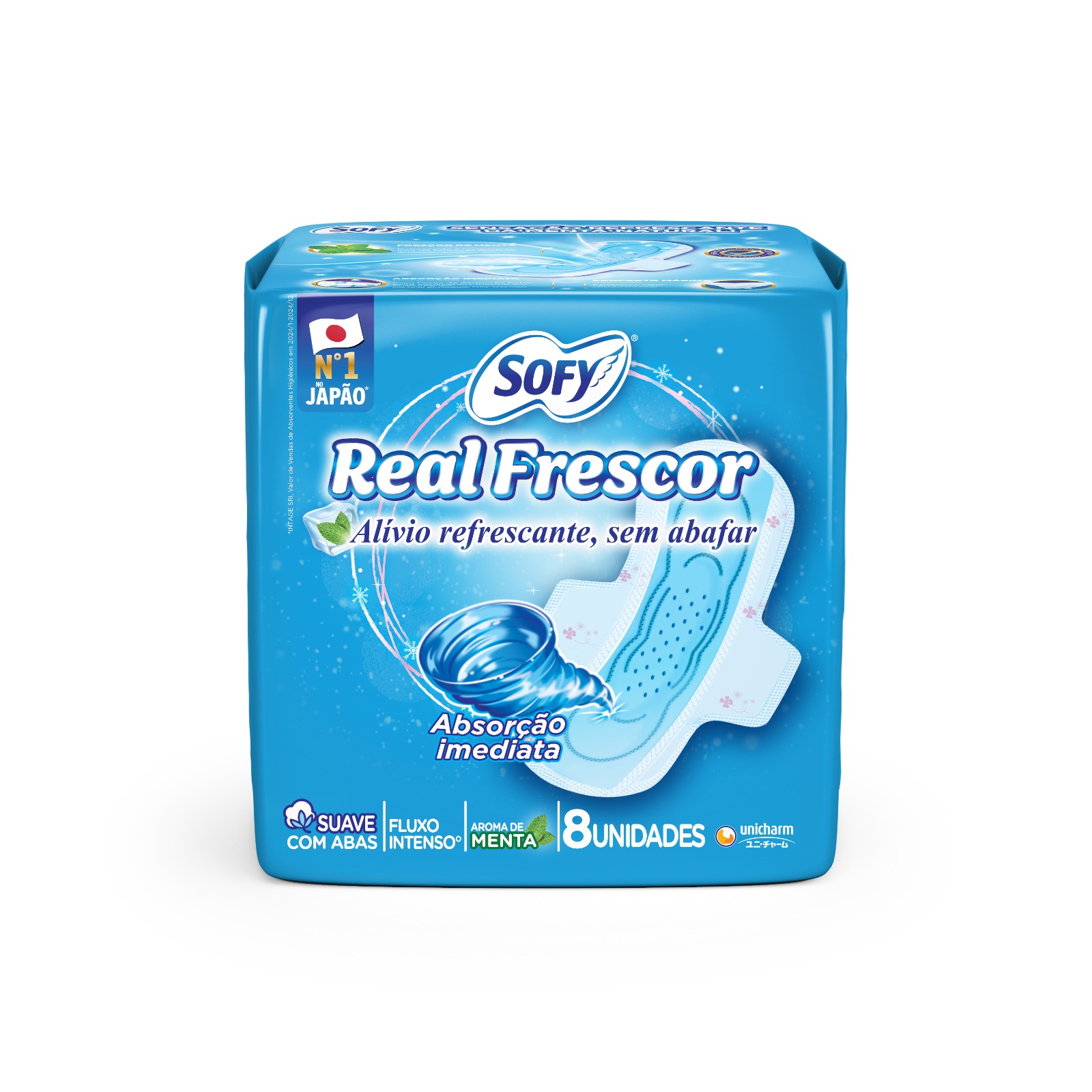 ABSORVENTE SOFY COM ABAS COM 8UN REAL FRESCOR