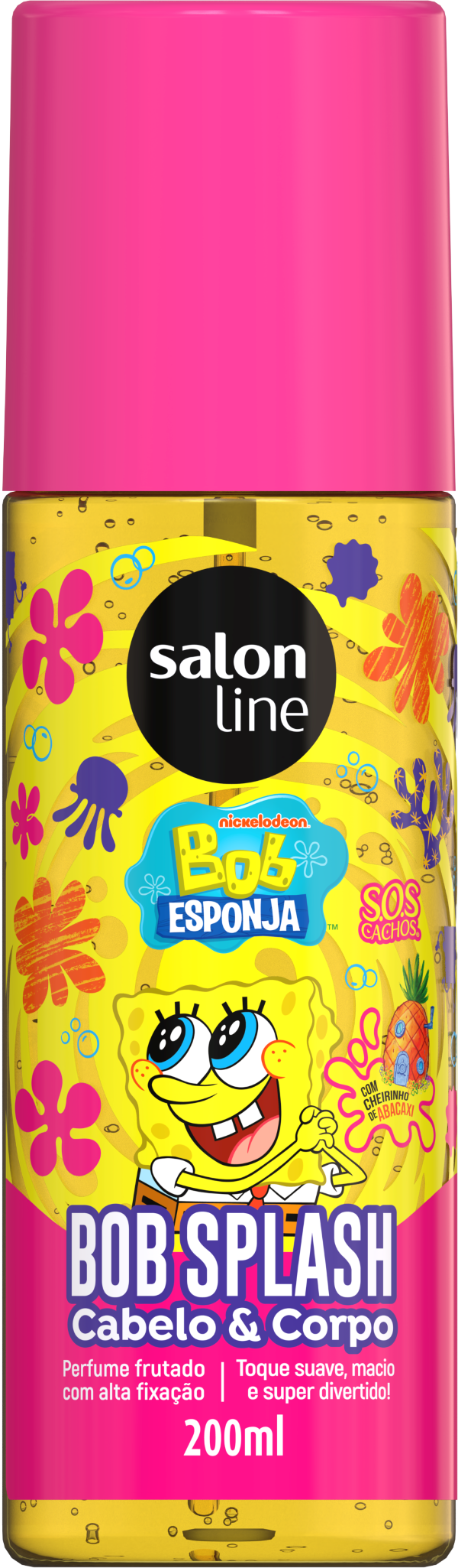 BODY SPLASH SALON LINE SOS CACHOS 200ML BOB ESPONJA