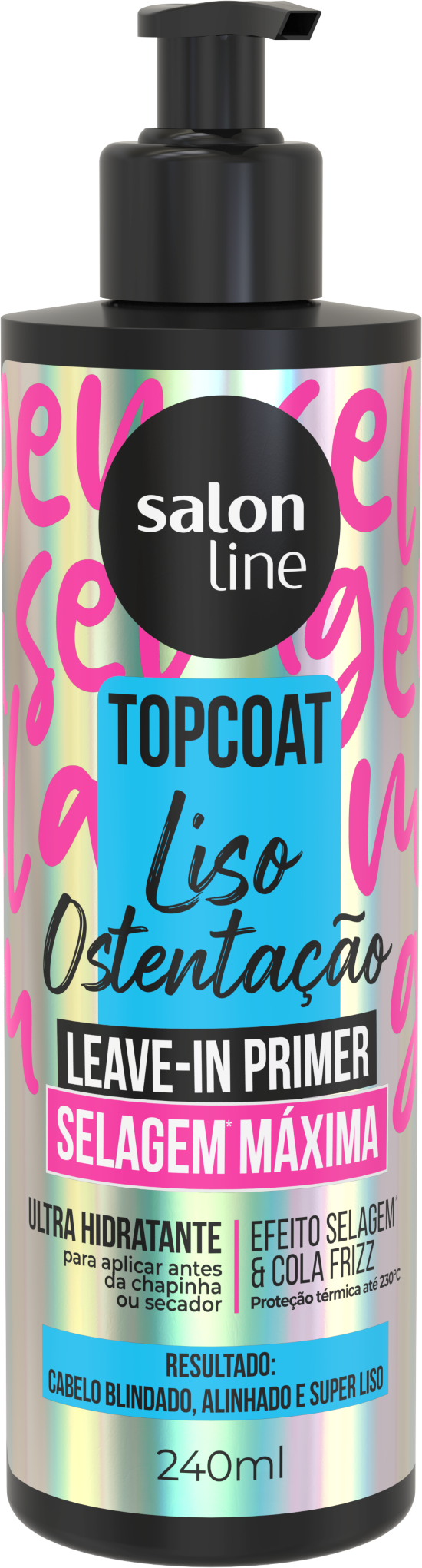 LEAVE-IN SALON LINE TOP COAT 240ML LISO OSTENTACAO