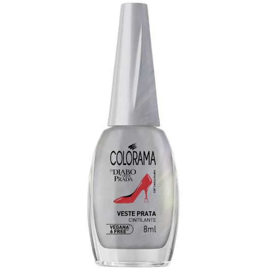 ESMALTE COLORAMA O DIABO VESTE PRADA VESTE PRATA