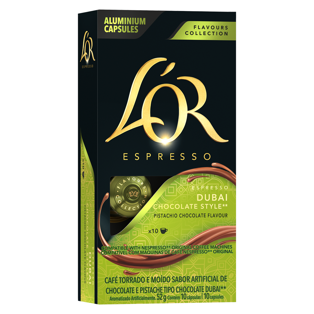 CAFE EM CAPSULA LOR COM 10UN ESPRESSO CHOCOLATE DUBAI